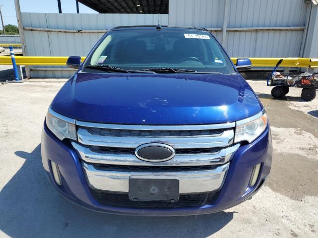 2FMDK3KC7DBB17238 - 2013 FORD EDGE LIMITED BLUE photo 5