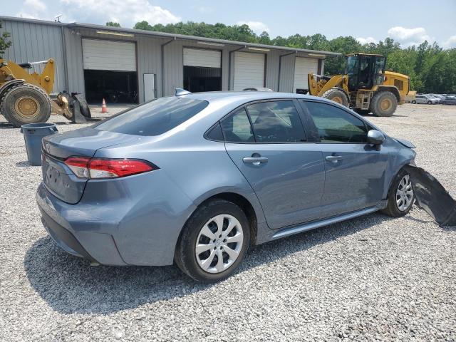 5YFEPMAE3NP306383 - 2022 TOYOTA COROLLA LE BLUE photo 3