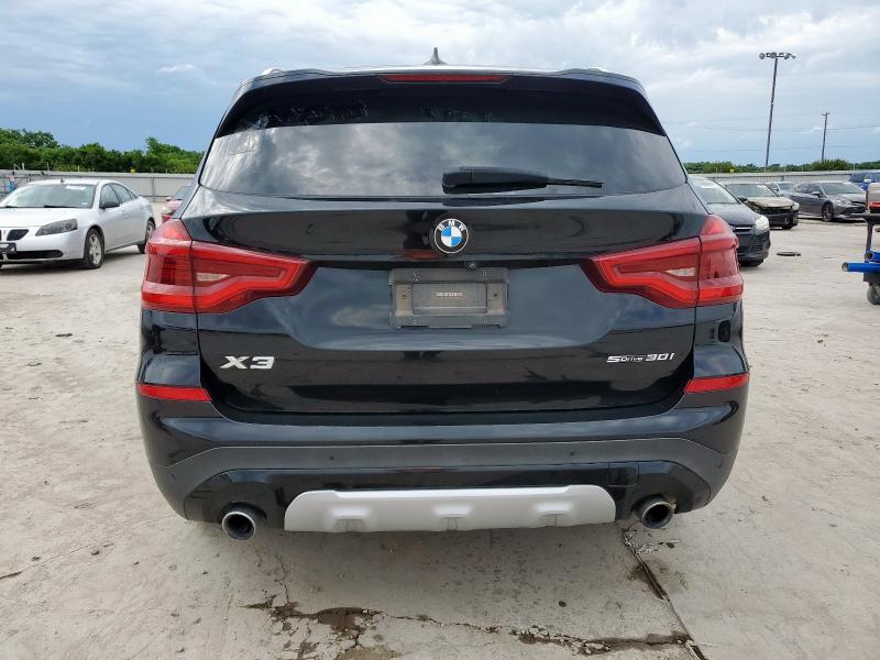 5UXTR7C58KLE88281 - 2019 BMW X3 SDRIVE30I BLACK photo 6