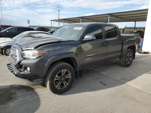 3TMCZ5AN8HM076682 - 2017 TOYOTA TACOMA DOUBLE CAB CHARCOAL photo 1