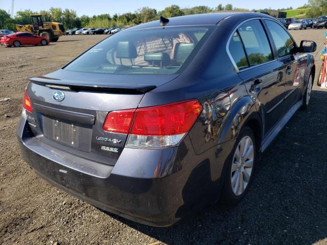 4S3BMBL6XB3222796 - 2011 SUBARU LEGACY 2.5I LIMITED BLACK photo 4