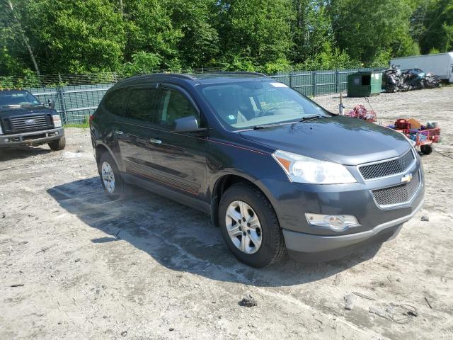 1GNKRFED6BJ212483 - 2011 CHEVROLET TRAVERSE LS GRAY photo 4