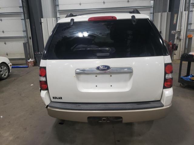 1FMEU7EE2AUA78356 - 2010 FORD EXPLORER EDDIE BAUER WHITE photo 6