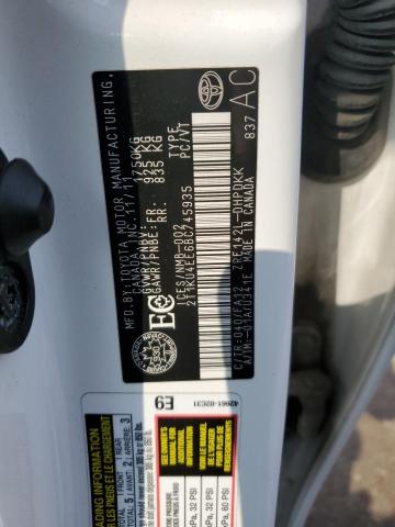 2T1KU4EE6BC745935 - 2011 TOYOTA COROLLA MA 白色 照片 12