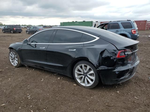 5YJ3E1EA2KF357464 - 2019 TESLA MODEL 3 Czarny zdjęcie 2