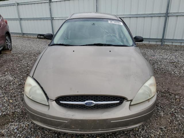 1FAFP52U52G120606 - 2002 FORD TAURUS LX BROWN photo 5