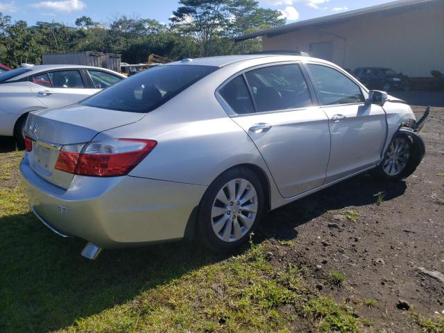 1HGCR2F84DA136421 - 2013 HONDA ACCORD EXL SILVER photo 4