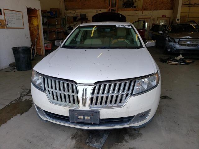 3LNHL2GC1AR754138 - 2010 LINCOLN MKZ WHITE photo 5