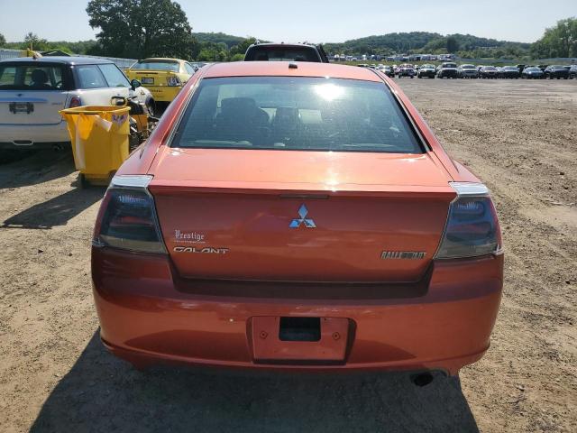 4A3AB76T87E061115 - 2007 MITSUBISHI GALANT RALLIART ORANGE photo 6