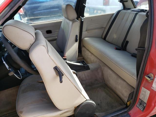 WBAAB6405H1685188 - 1987 BMW 3 SER E AUTOMATIC RED photo 10