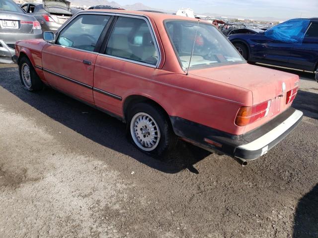 WBAAB6405H1685188 - 1987 BMW 3 SER E AUTOMATIC RED photo 2