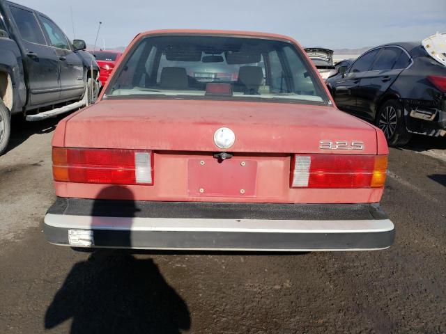 WBAAB6405H1685188 - 1987 BMW 3 SER E AUTOMATIC RED photo 6