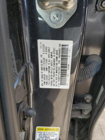 19UUB2F71FA013663 - 2015 ACURA TLX ADVANCE CHARCOAL photo 12