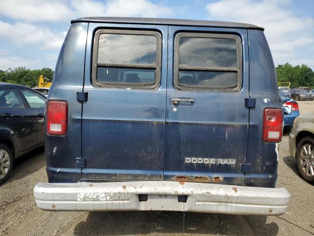 2B7GB11X1NK147749 - 1992 DODGE RAM VAN B150 BLUE photo 6