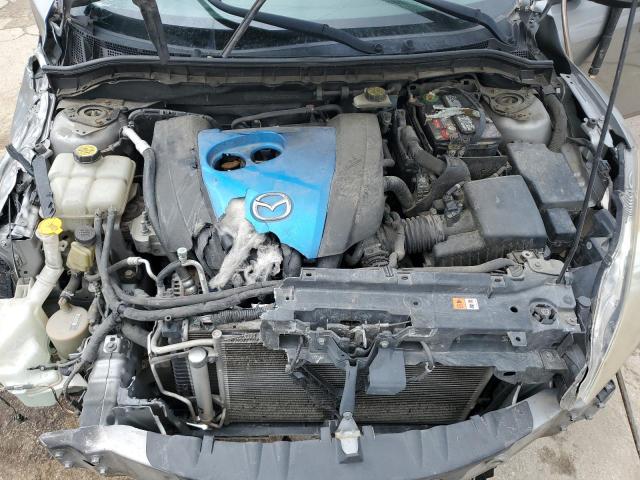 JM1BL1L74D1720321 - 2013 MAZDA 3 I SILVER photo 11