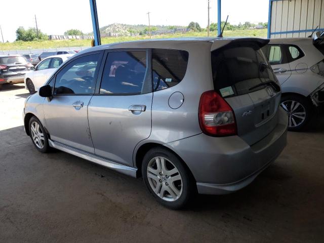 JHMGD38658S063848 - 2008 HONDA FIT SPORT GRAY photo 2