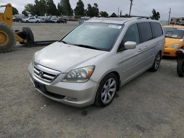 5FNRL38816B024991 - 2006 HONDA ODYSSEY TOURING SILVER photo 1