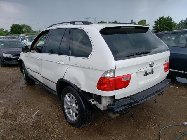 5UXFB53595LV15706 - 2005 BMW X5 4.4I WHITE photo 2