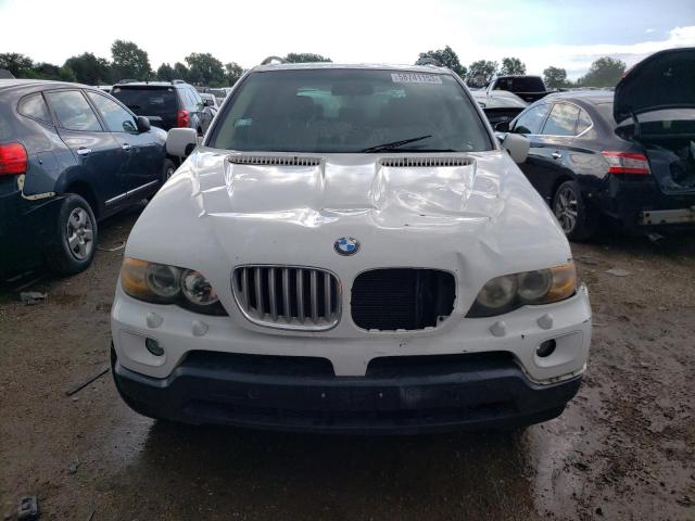 5UXFB53595LV15706 - 2005 BMW X5 4.4I WHITE photo 5