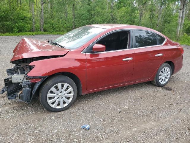 3N1AB7AP0JY278328 - 2018 NISSAN SENTRA S RED photo 1