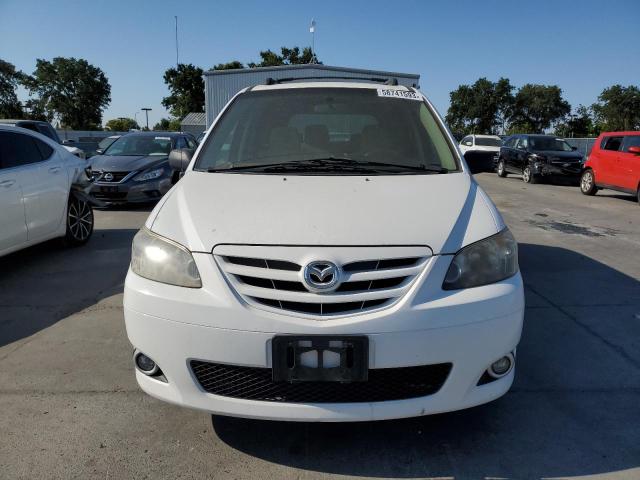 JM3LW28A150537088 - 2005 MAZDA MPV WAGON WHITE photo 5