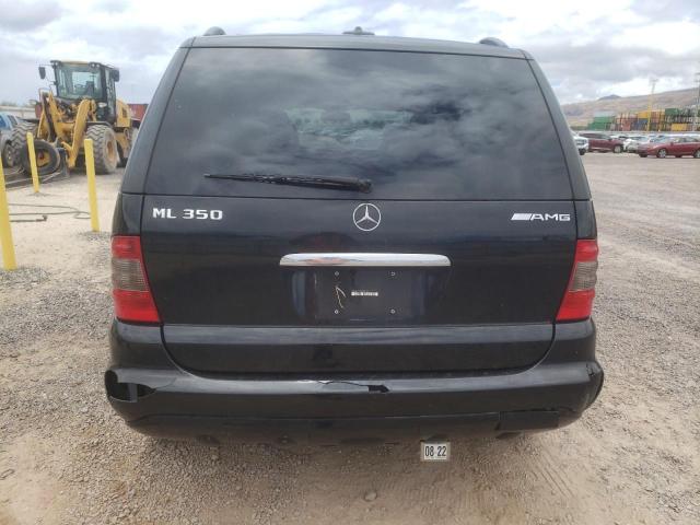 4JGAB57E95A541770 - 2005 MERCEDES-BENZ M-CLASS 350 BLACK photo 6