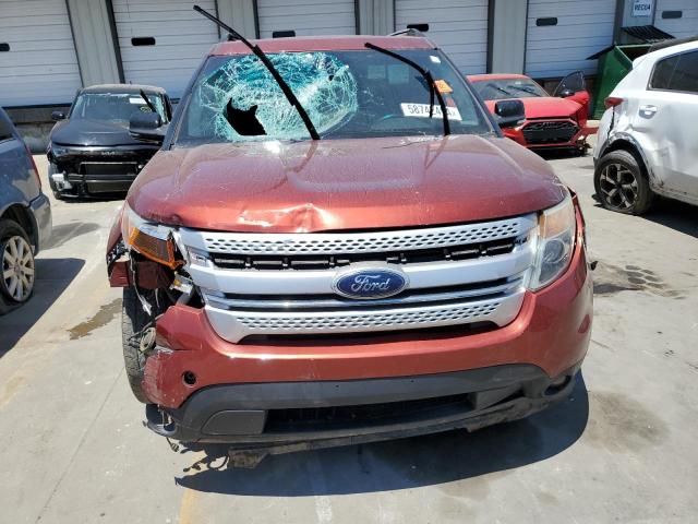 1FM5K8D82EGC11290 - 2014 FORD EXPLORER XLT ORANGE photo 5