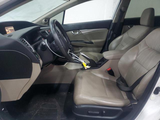 19XFB2F94FE061891 - 2015 HONDA CIVIC EXL WHITE photo 7