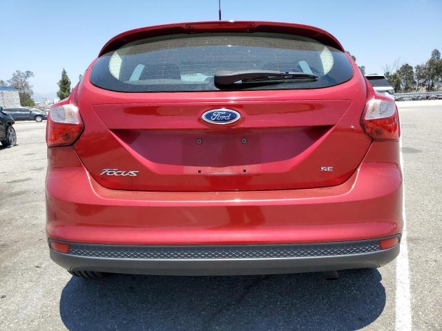 1FAHP3K20CL425743 - 2012 FORD FOCUS SE RED photo 6