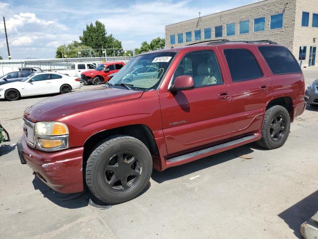 1GKEK63U12J192466 - 2002 GMC YUKON DENA MAROON photo 1