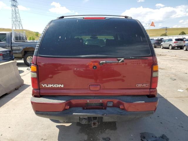 1GKEK63U12J192466 - 2002 GMC YUKON DENA MAROON photo 6