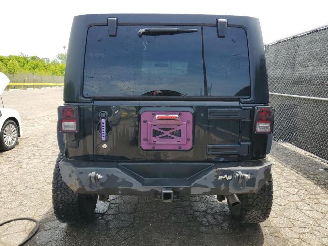 1C4BJWEG4CL120370 - 2012 JEEP WRANGLER U SAHARA BLACK photo 6