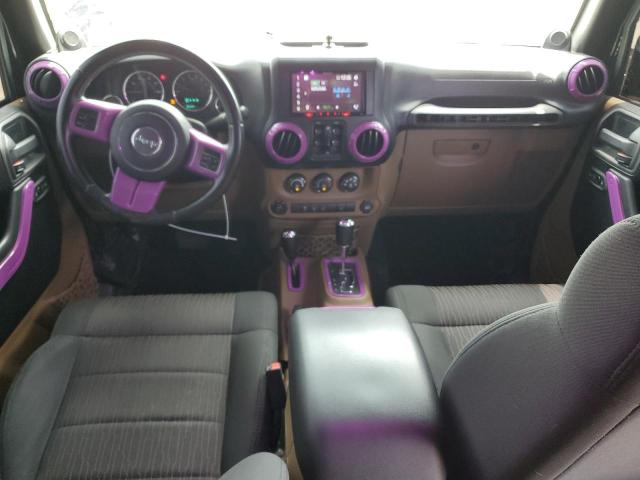 1C4BJWEG4CL120370 - 2012 JEEP WRANGLER U SAHARA BLACK photo 8