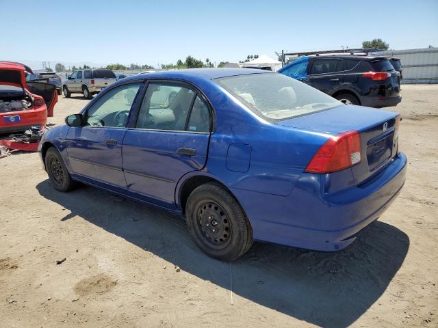 2HGES16355H534753 - 2005 HONDA CIVIC DX VP BLUE photo 2