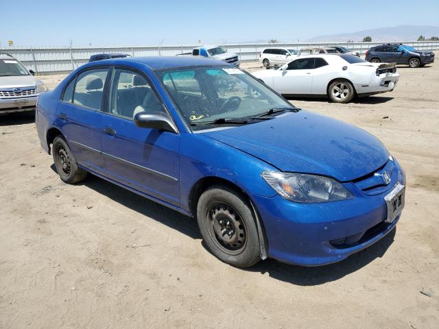 2HGES16355H534753 - 2005 HONDA CIVIC DX VP BLUE photo 4