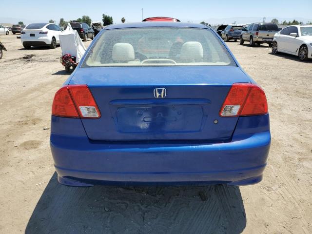 2HGES16355H534753 - 2005 HONDA CIVIC DX VP BLUE photo 6