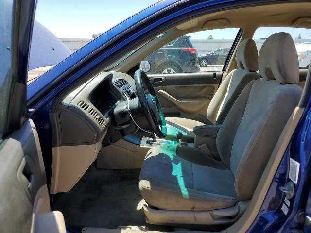 2HGES16355H534753 - 2005 HONDA CIVIC DX VP BLUE photo 7