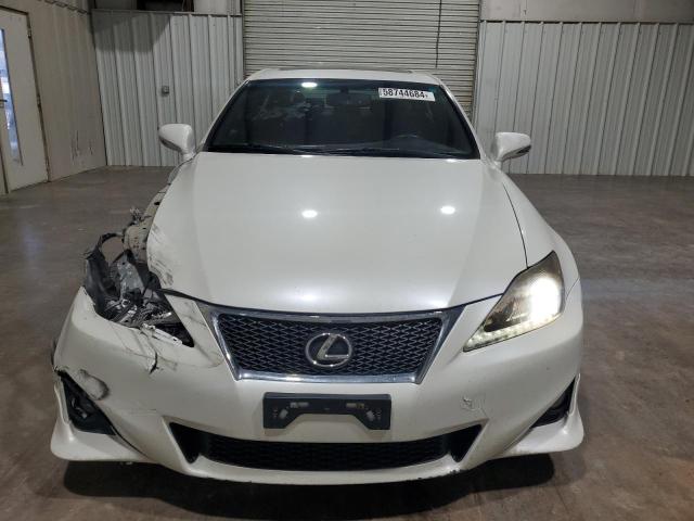 JTHBF5C23C5177858 - 2012 LEXUS IS 250 WHITE photo 5