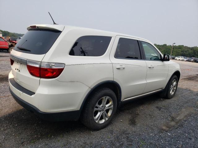 1C4RDJAG9CC144100 - 2012 DODGE DURANGO SXT WHITE photo 3