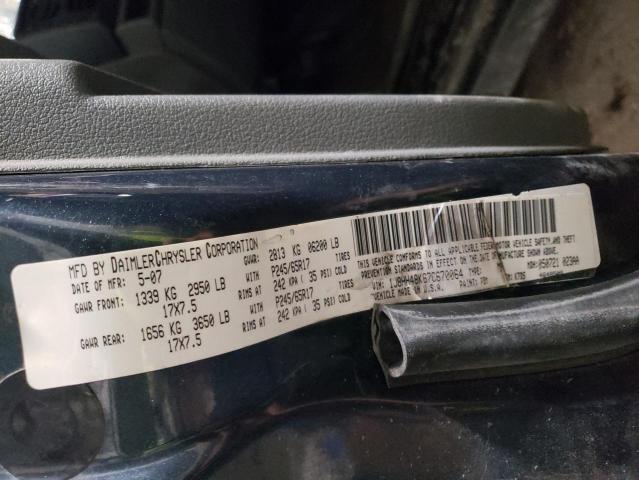 1J8HH48K67C670064 - 2007 JEEP COMMANDER 灰色 照片 12