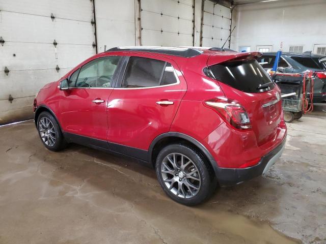 KL4CJ1SM4KB729619 - 2019 BUICK ENCORE SPORT TOURING RED photo 2