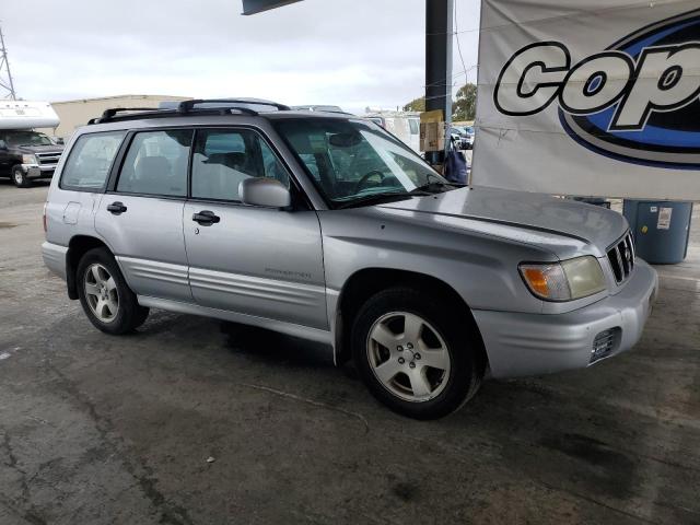 JF1SF65632H740529 - 2002 SUBARU FORESTER S SILVER photo 4