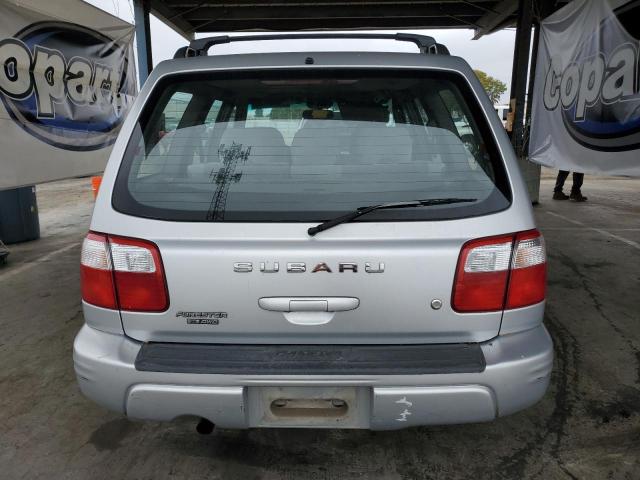 JF1SF65632H740529 - 2002 SUBARU FORESTER S SILVER photo 6