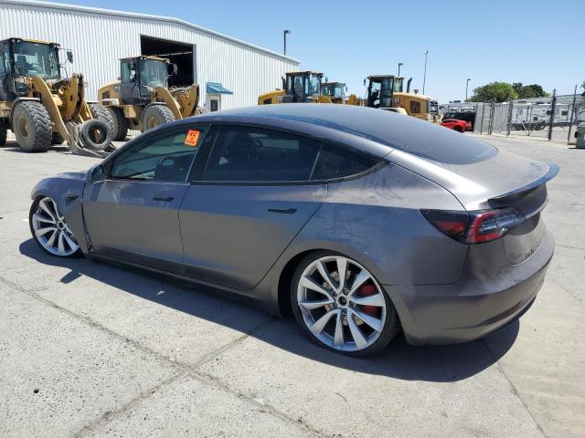 5YJ3E1EB2KF419938 - 2019 TESLA MODEL 3 GRAY photo 2