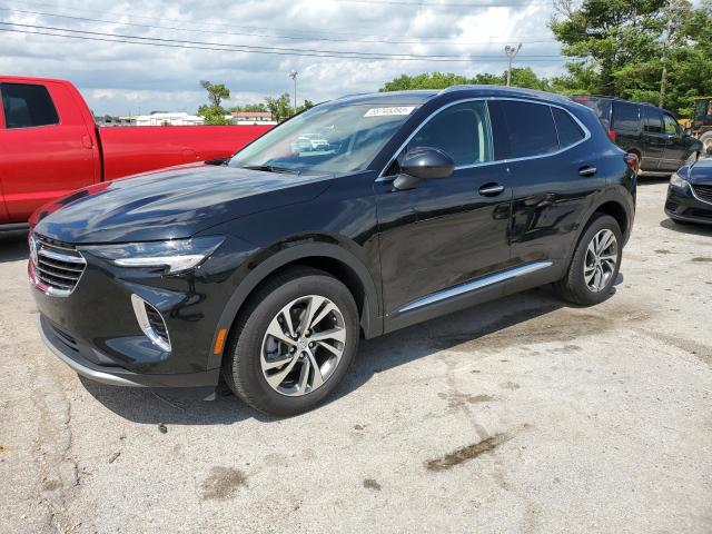 LRBFZNR49ND050736 - 2022 BUICK ENVISION ESSENCE BLACK photo 1