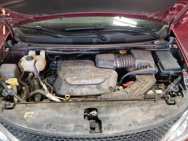 2C4RC1EGXHR541987 - 2017 CHRYSLER PACIFICA TOURING L PLUS RED photo 12