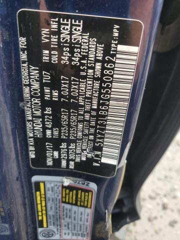 5XYZT3LB6JG550862 - 2018 HYUNDAI SANTA FE S BLUE photo 14