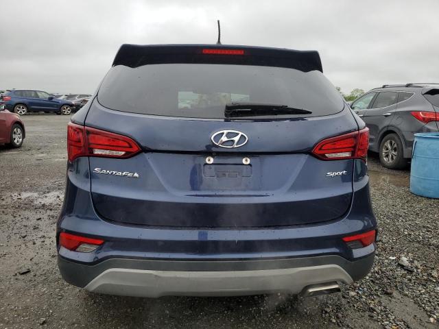 5XYZT3LB6JG550862 - 2018 HYUNDAI SANTA FE S BLUE photo 6