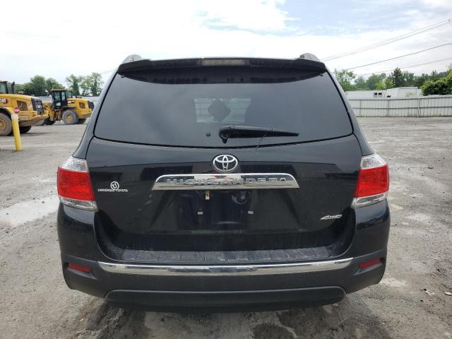 5TDBK3EH6DS267066 - 2013 TOYOTA HIGHLANDER BASE BLACK photo 6