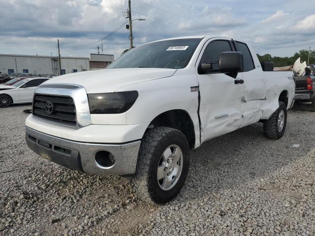 5TFBV541X8X046531 - 2008 TOYOTA TUNDRA DOUBLE CAB WHITE photo 1